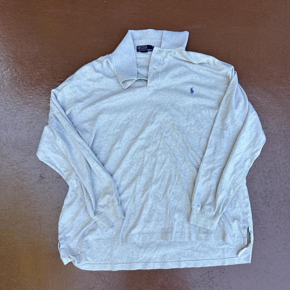 Polo-ralph-lauren Men's Grey and Cream Shirt